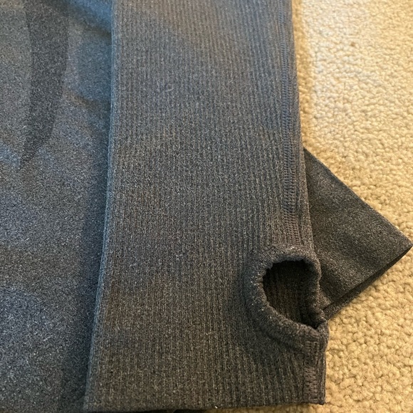 P’tula Reenergize Seamless Full Length Shirt - Heathered Charcoal - Picture 10 of 11